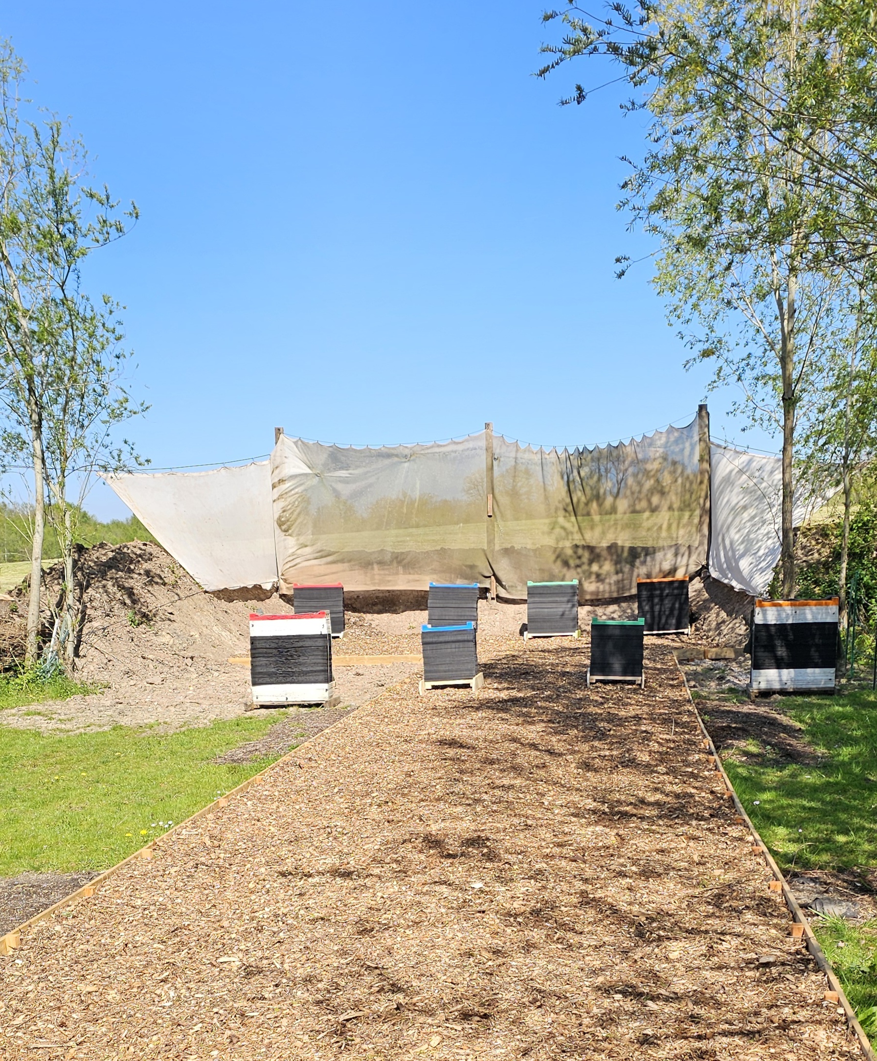 A view of the archery targets on our Archery Range